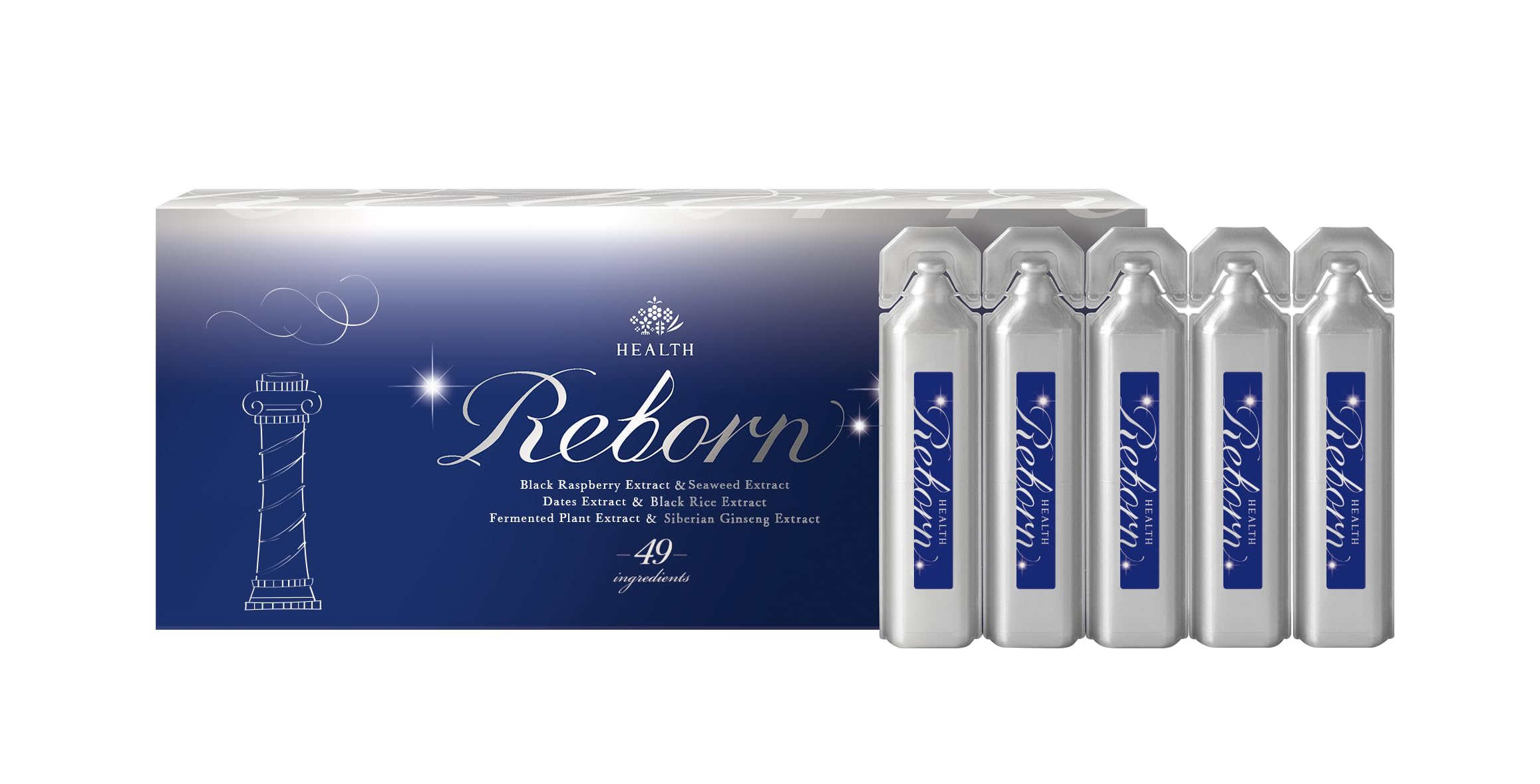 Amazon.co.jp: ヘルスリボーン 30本入り イナータス・スキンケア